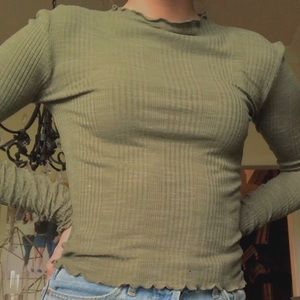 army green long sleeve